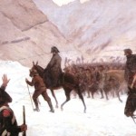 Napoleon Crossing the Alps painting Boislecomte