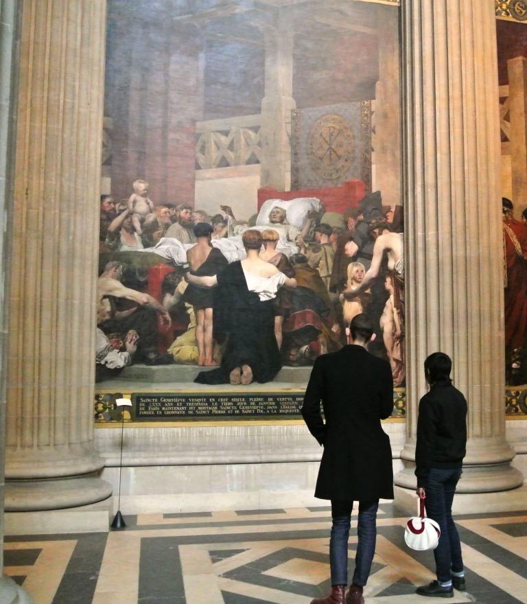 St. Genevieve mural, Pantheon, Paris