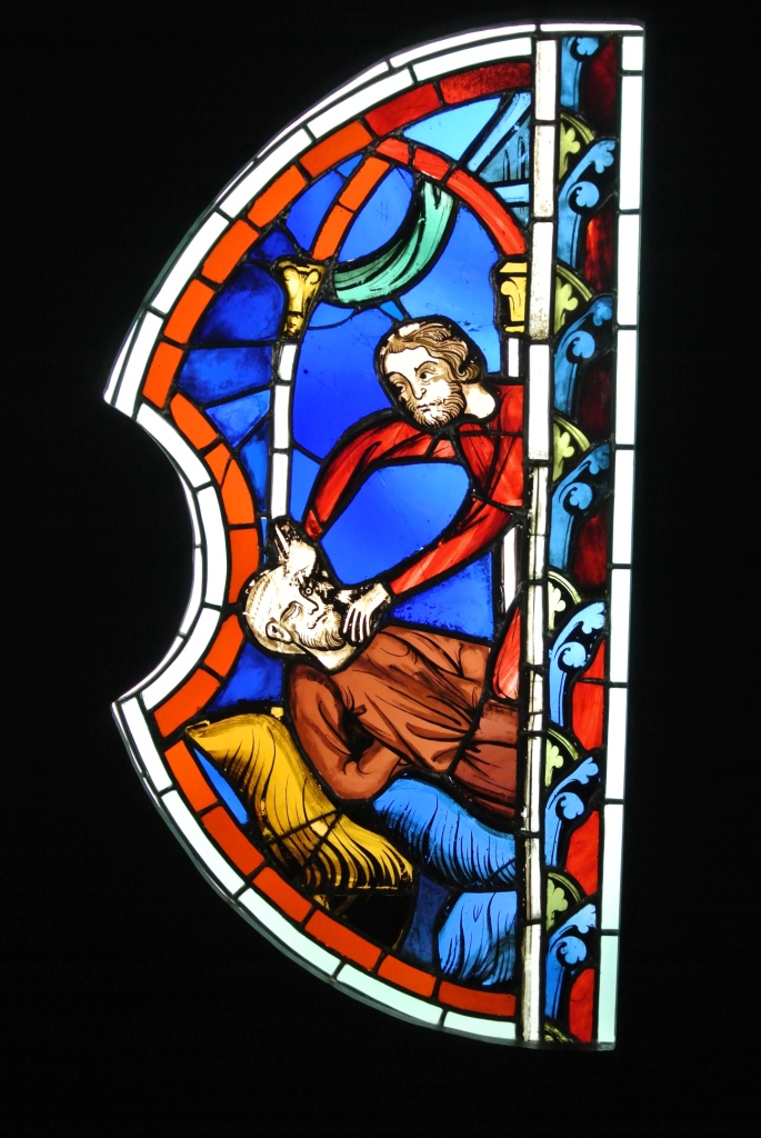 St Chapelle, Cluny, stained glass window, Paris